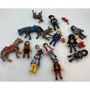 Playmobil Geobra Figures People Characters Collectibles 16 pieces Vintage 1990s